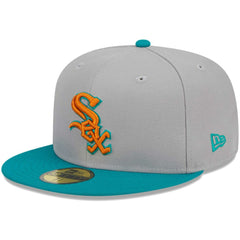 Chicago White Sox 59FIFTY Fitted Hat - Gray/Teal | New Era