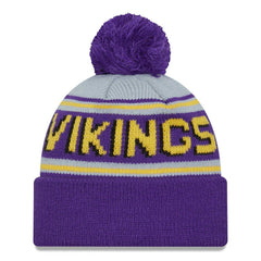NFL Minnesota Vikings Main Cuffed Knit Hat with Pom