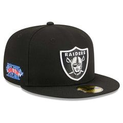 NFL Las Vegas Raiders Main Patch 59FIFTY Fitted Hat