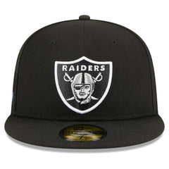 NFL Las Vegas Raiders Main Patch 59FIFTY Fitted Hat