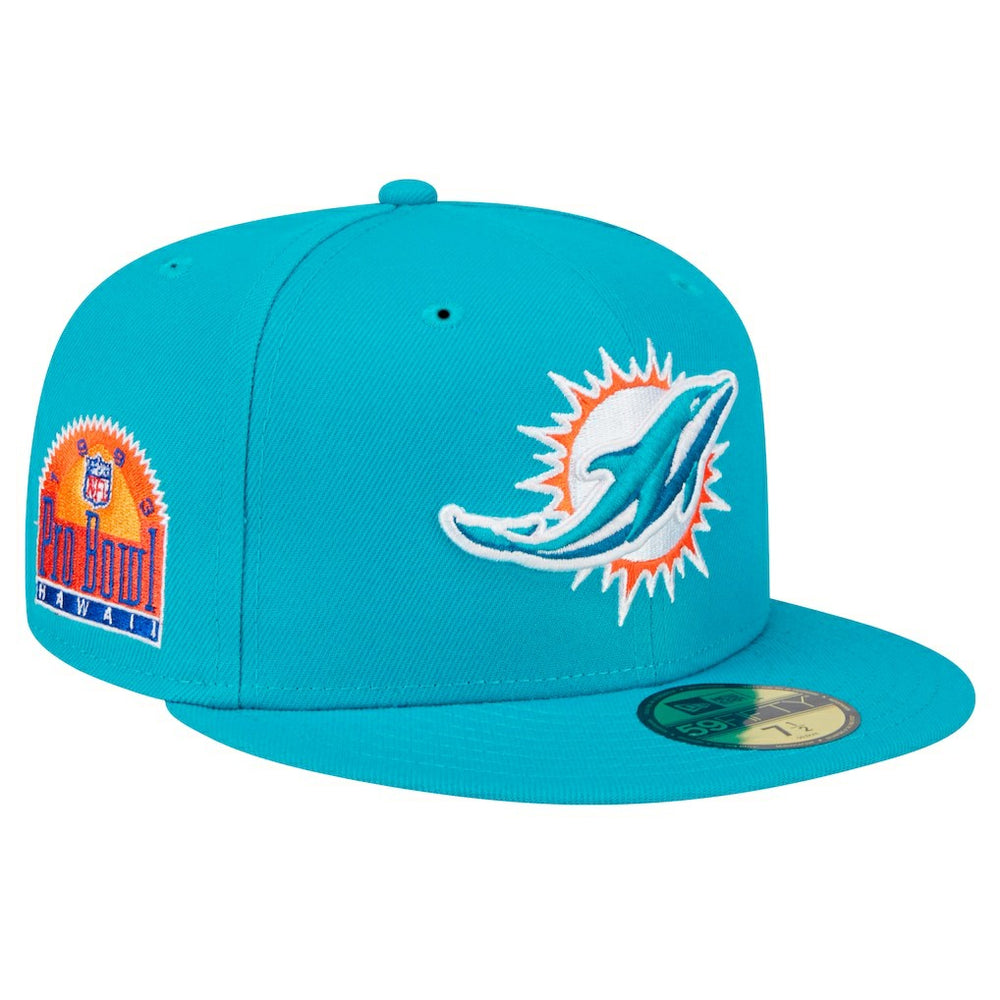 NFL Miami Dolphins Main Patch 59FIFTY Fitted Hat