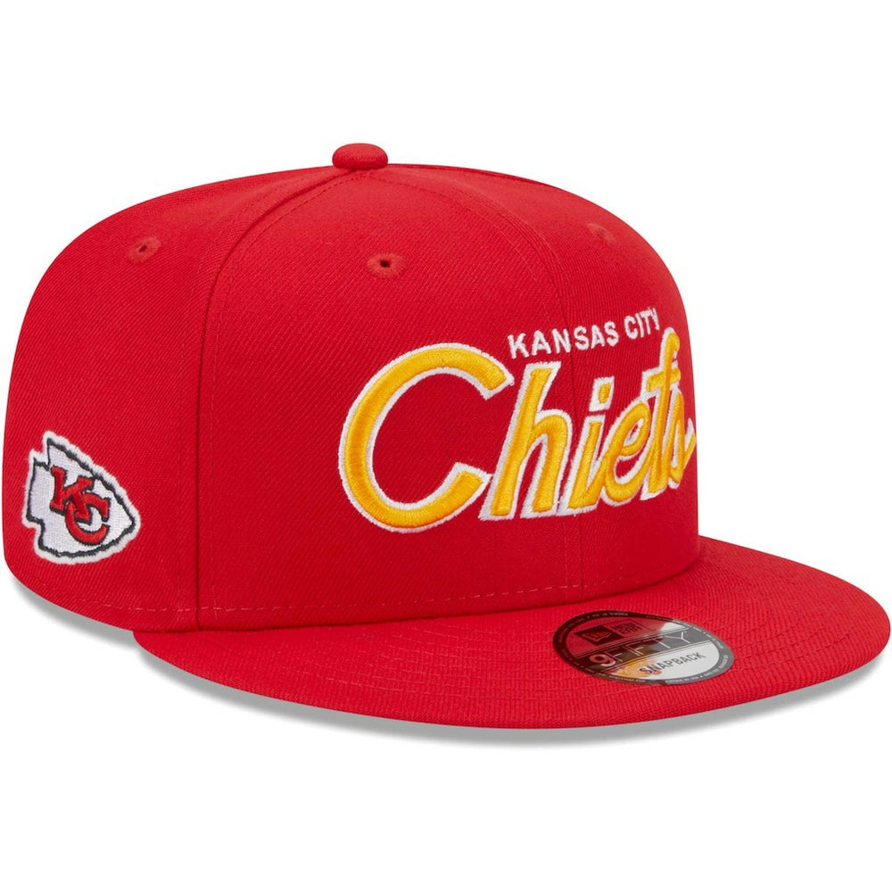 NFL Kansas City Chiefs Main Script 9FIFTY Snapback Hat