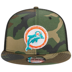 NFL Miami Dolphins Throwback Main Trucker 9FIFTY Snapback Hat