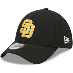 San Diego Padres Logo 39THIRTY Flex Hat - Black | New Era