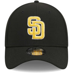 San Diego Padres Logo 39THIRTY Flex Hat - Black | New Era