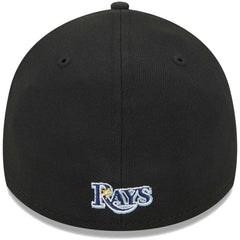 Tampa Bay Rays Logo 39THIRTY Flex Hat - Black | New Era