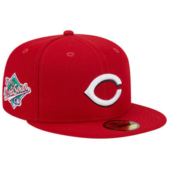 Cincinnati Reds 1990 World Series Team Color 59FIFTY Fitted Hat - Red | New Era