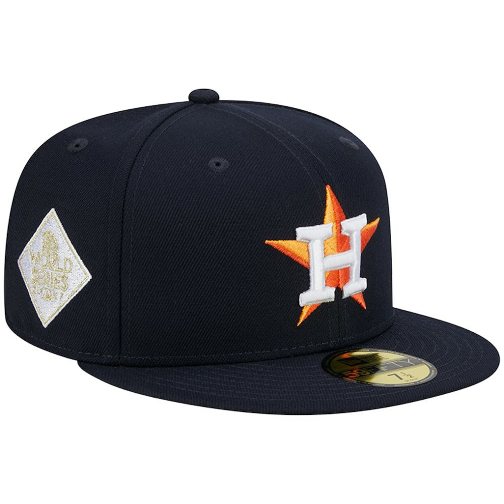 Houston Astros 2017 World Series Team Color 59FIFTY Fitted Hat - Navy | New Era
