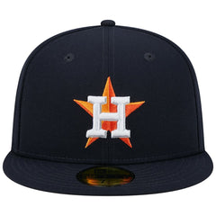 Houston Astros 2017 World Series Team Color 59FIFTY Fitted Hat - Navy | New Era