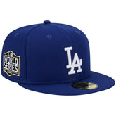 Los Angeles Dodgers 2020 World Series Team Color 59FIFTY Fitted Hat - Royal | New Era