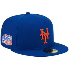 New York Mets 1986 World Series Team Color 59FIFTY Fitted Hat - Royal | New Era