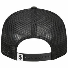 Minnesota Twins Trucker 9FIFTY Snapback Hat - Black | New Era