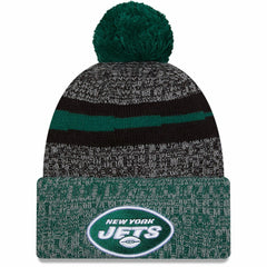 NFL New York Jets 2023 Sideline Sport Cuffed Pom Knit Hat