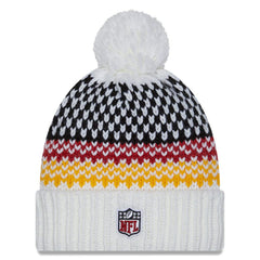 NFL Arizona Cardinals Women's 2023 Sideline Cuffed Knit Hat with Pom