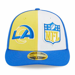 NFL Los Angeles Rams 2023 Sideline Low Profile 59FIFTY Fitted Hat