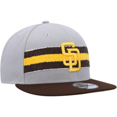 San Diego Padres Band 9FIFTY Snapback Hat - Gray/Brown | New Era