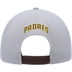 San Diego Padres Band 9FIFTY Snapback Hat - Gray/Brown | New Era