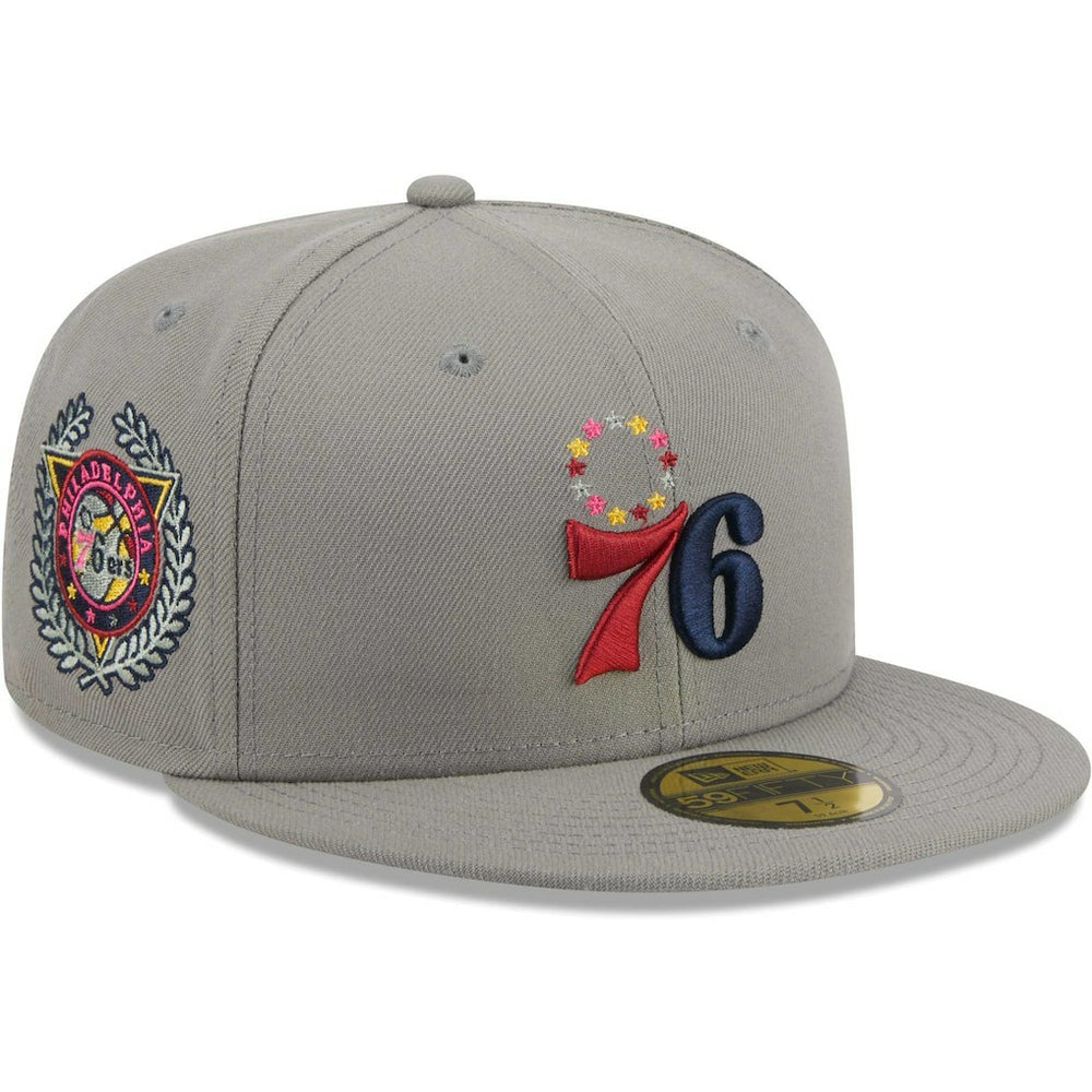 Philadelphia 76ers Color Pack 59FIFTY Fitted Hat - Gray | New Era discount