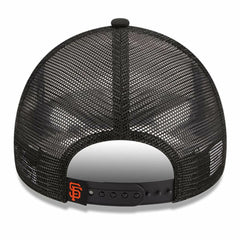 San Francisco Giants Stacked A-Frame Trucker 9FORTY Adjustable Hat - White/Black | New Era