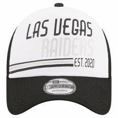NFL Las Vegas Raiders Stacked A-Frame Trucker 9FORTY Adjustable Hat