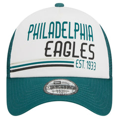 NFL Philadelphia Eagles Stacked A-Frame Trucker 9FORTY Adjustable Hat