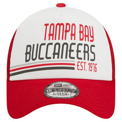 NFL Tampa Bay Buccaneers Stacked A-Frame Trucker 9FORTY Adjustable Hat