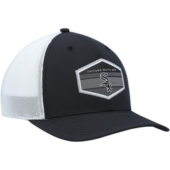 Chicago White Sox Burgess Trucker Snapback Hat - Black/White | 47 brand