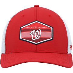 Washington Nationals Burgess Trucker Snapback Hat - Red/White | 47 brand