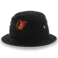 Baltimore Orioles Primary Bucket Hat - Black | 47 brand