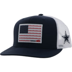 NFL Dallas Cowboys HOOey Rope Flag Trucker Adjustable Hat
