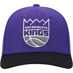 Sacramento Kings MVP Team Two-Tone 2.0 Stretch-Snapback Hat - Purple/Black | Mitchell & Ness for sale