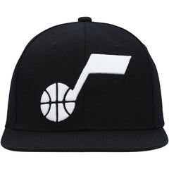 Utah Jazz Ground 2.0 Snapback Hat - Black | Mitchell & Ness for sale