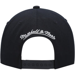 Utah Jazz Hardwood Classics Script 2.0 Snapback Hat - Black | Mitchell & Ness shop