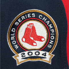 Boston Red Sox Bases Loaded Fitted Hat - Red/ | Mitchell & Ness