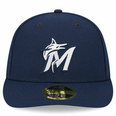 Miami Marlins Oceanside Low Profile 59FIFTY Fitted Hat - Navy | New Era