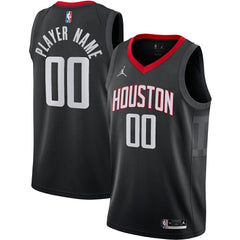 Houston Rockets Jordan Brand Swingman Custom Jersey - Statement Edition - Black online