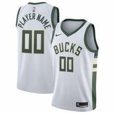 Milwaukee Bucks 2020/21 Swingman Custom Jersey - Association Edition - White | Nike shop