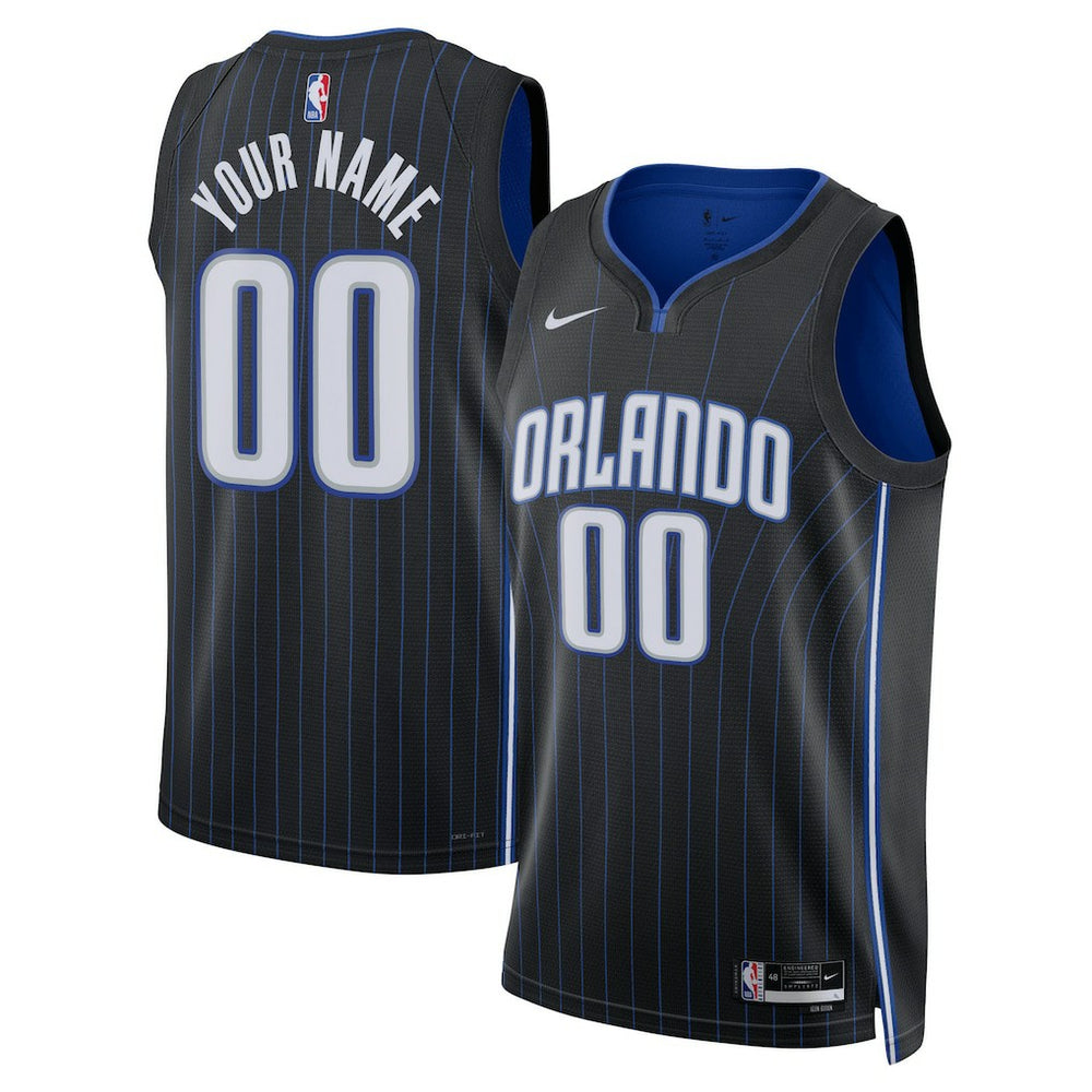 Orlando Magic Unisex Swingman Custom Jersey Black - Icon Edition | Nike for sale
