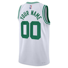 Boston Celtics Unisex Swingman Custom Jersey White - Association Edition | Nike shop