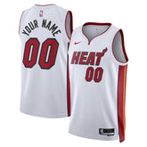 Miami Heat Unisex Swingman Custom Jersey White - Association Edition | Nike for sale