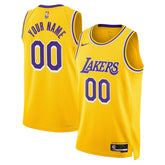 Los Angeles Lakers Unisex Swingman Custom Jersey Gold - Icon Edition | Nike cheap