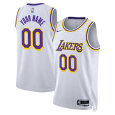 Los Angeles Lakers Unisex Swingman Custom Jersey White - Association Edition | Nike discount