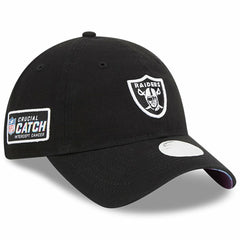 NFL Las Vegas Raiders Women's 2023 NFL Crucial Catch 9TWENTY Adjustable Hat