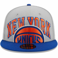 New York Knicks Tip-Off Two-Tone 59FIFTY Fitted Hat - Gray/Blue | New Era online