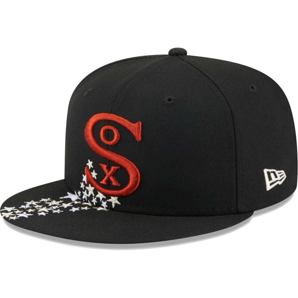 Chicago White Sox Meteor 59FIFTY Fitted Hat - Black | New Era