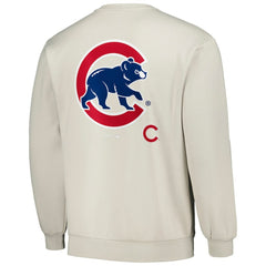 Chicago Cubs PLEASURES Ballpark Pullover Sweatshirt - Gray