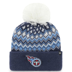 NFL Tennessee Titans '47 Women's Elsa Cuffed Knit Hat with Pom