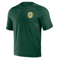NFL Green Bay Packers NFL x Darius Rucker Collection Washed Raglan Henley T-Shirt