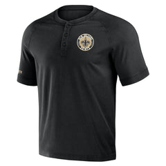 NFL New Orleans Saints NFL x Darius Rucker Collection Washed Raglan Henley T-Shirt