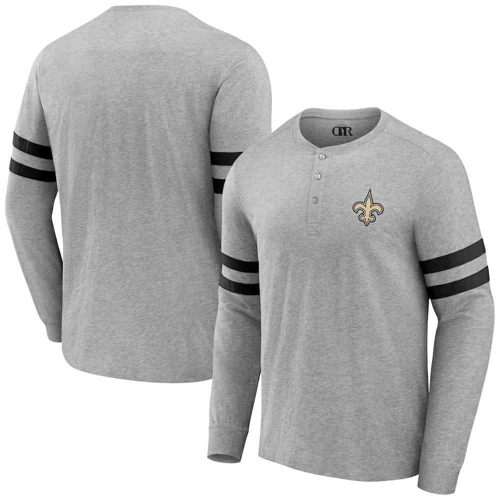 NFL New Orleans Saints NFL x Darius Rucker Collection Henley Long Sleeve T-Shirt
